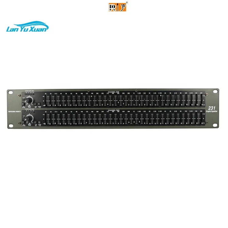 

Model 231 Professional Audio Equalizer Power for DJ Equipment Pro Sound EQ