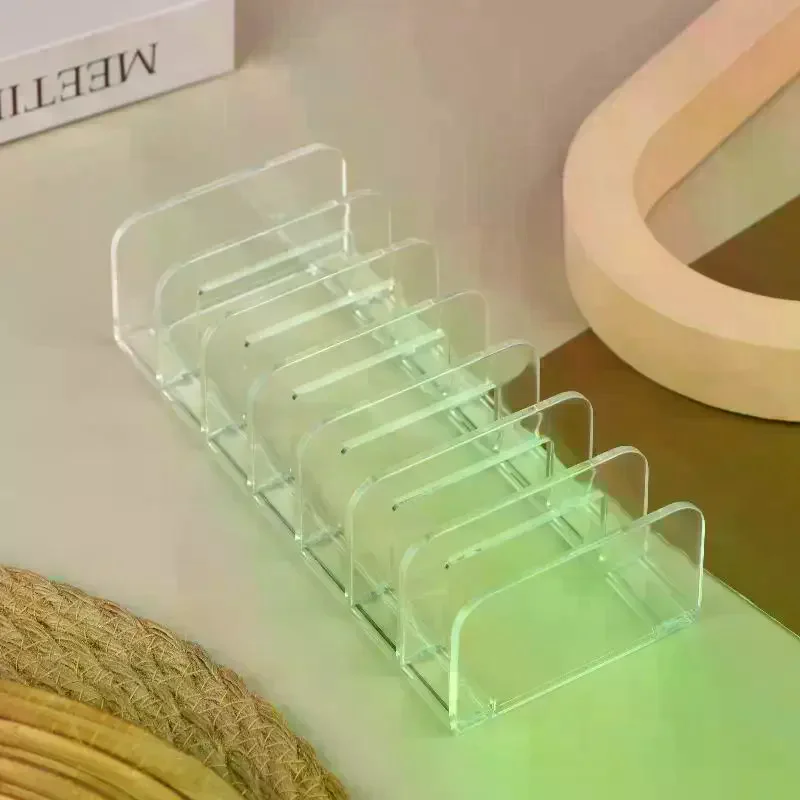 1Pcs CD Display Rack Clear Acrylic CD Holder Organizer Up To 14 Standard CD Cases Media Shelf Storage Solution