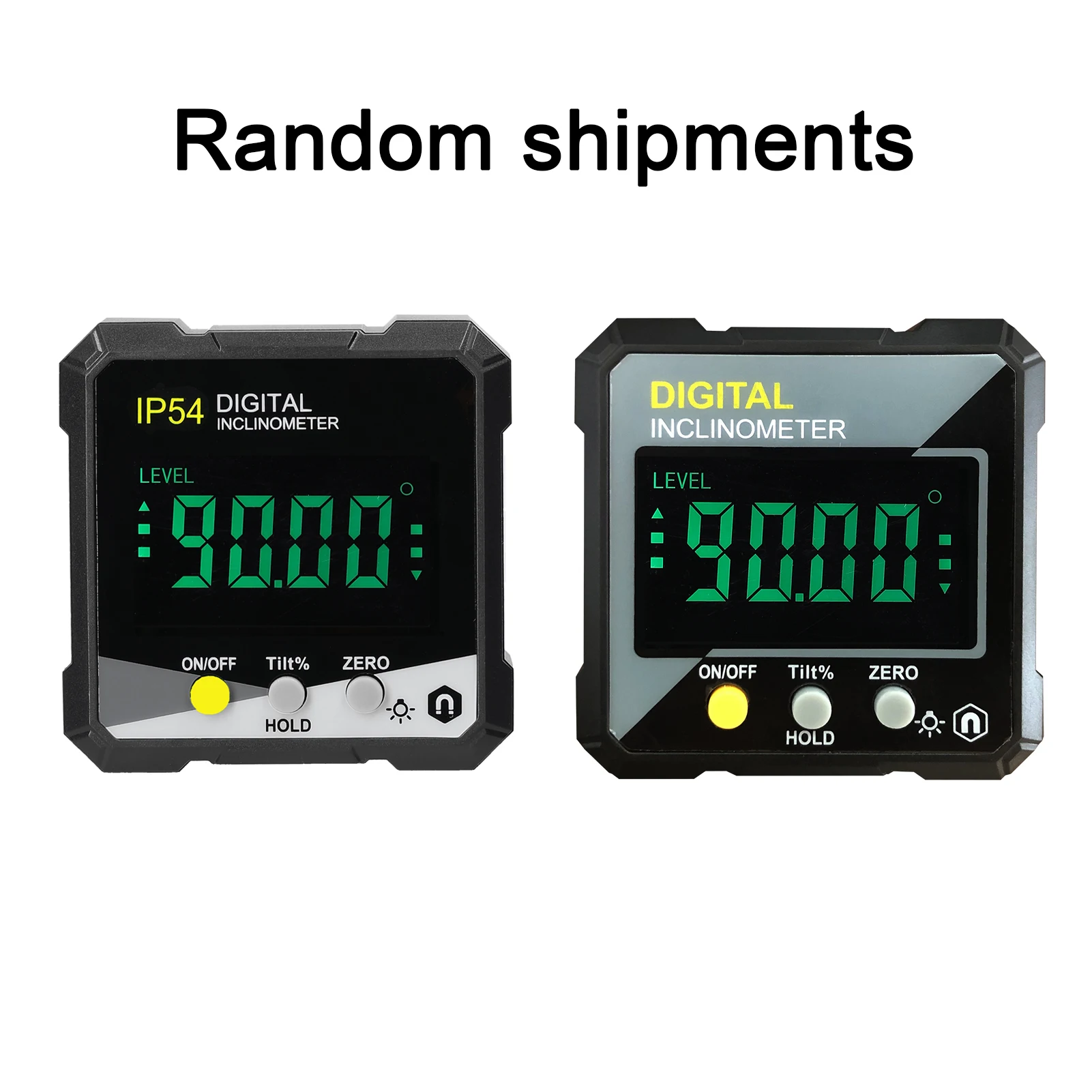IP54 4x90° Portable Digital Inclinometer LCD Backlight Digital Protractor