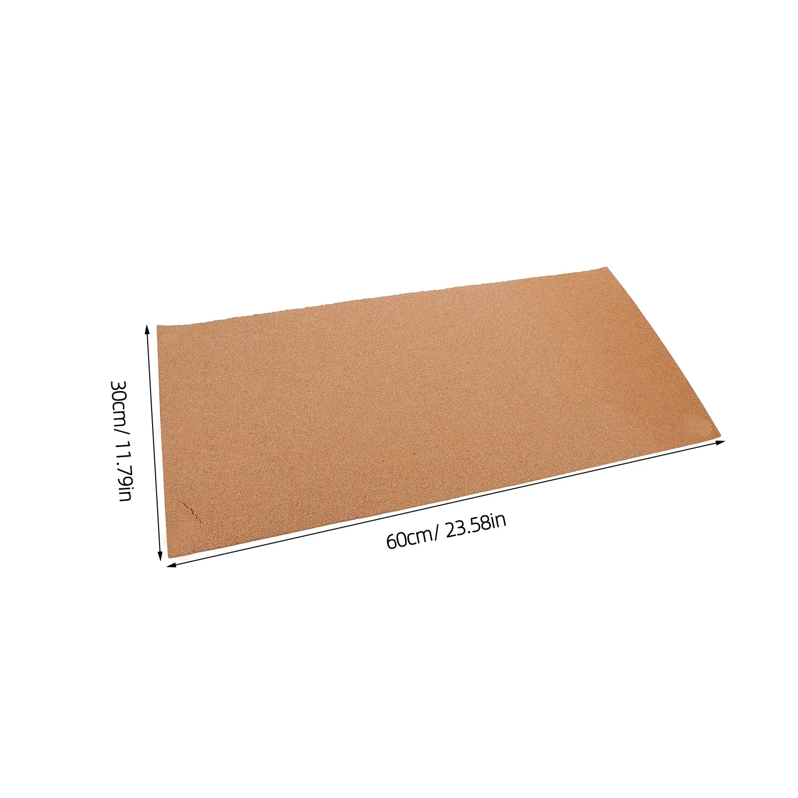 2 Rolls Cork Board Material Roll 3Mm 60x30cm Self-Adhesive Backing Wall-Friendly Cork Sheets for Office Classroom Decorative