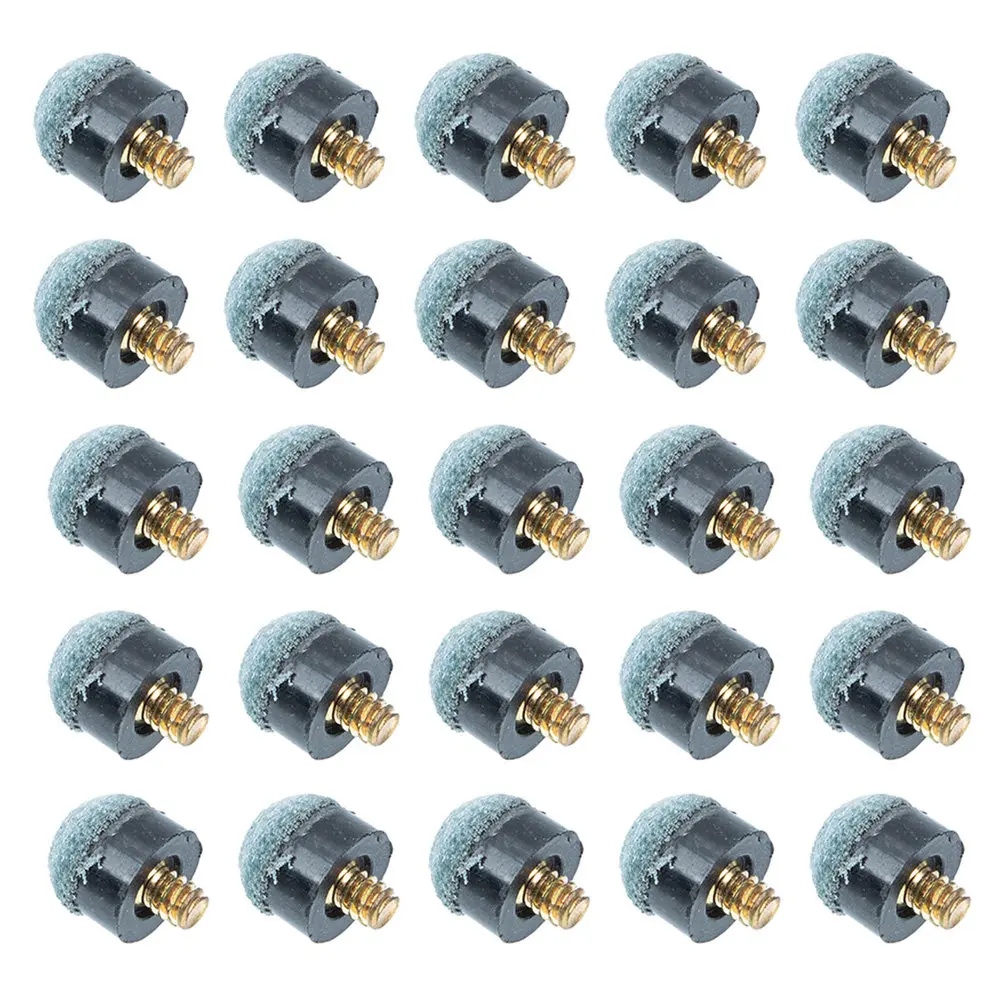 

25Pcs Billiard Cue Tips Replacement Durable Screw-on Pool Accessories Control Enhance Performance Cue Tips Billiard Tip