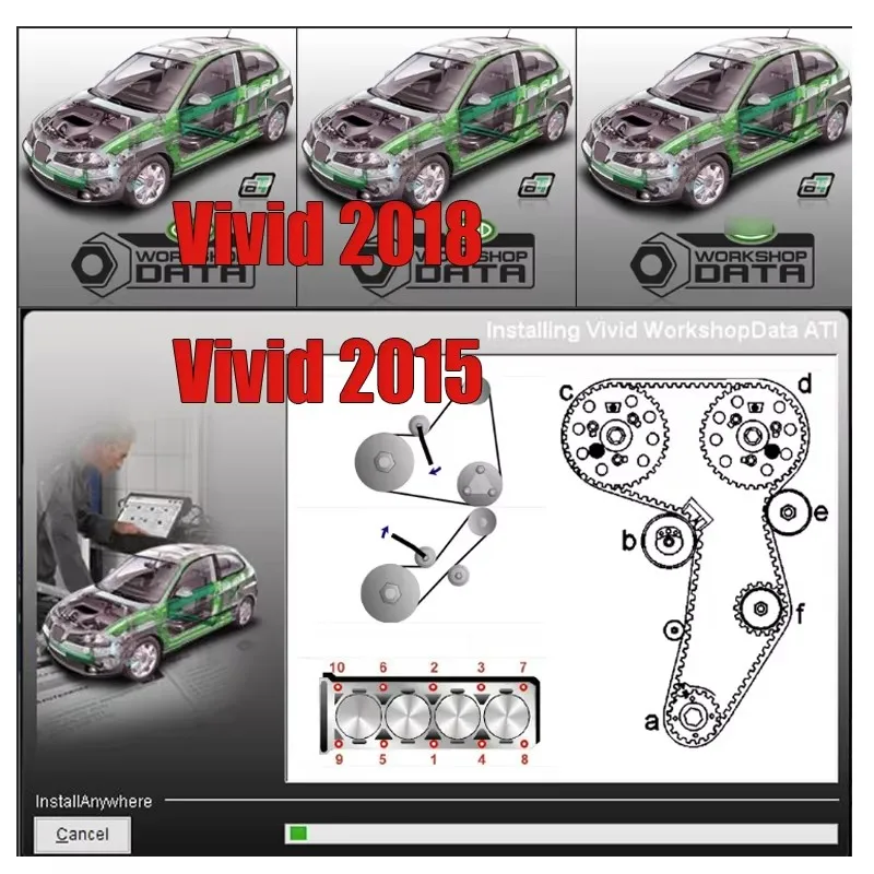 2023 Hot Automotive Vivid Workshop 2015 or DATA 2018.01 (Atris-Technik) Europe Repair Software Atris Parts vivid 2018 software