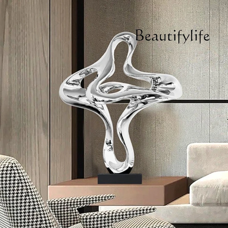 Large Abstract Sculpture Modern Resin Ornament Hotel Office Room Art Decoration Entrance Aesthetic Table Accessories Figurines