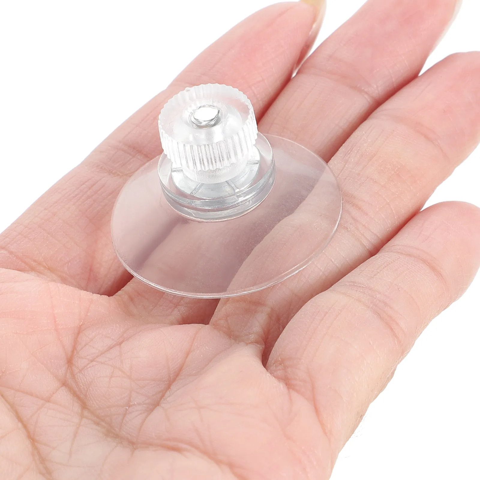 10pcs Suction Cup Hooks Transparent PVC Design Strong Adhesion Wall Hangers Reusable Punch Free Shower Waterproof for Glass
