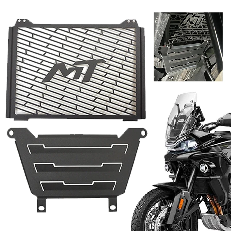 Motorcycle Accessories CF800MT Radiator Guard Engine Skid Plate Cove Fit For CFMOTO 800MT 800MT 800 MT 2021 2022 2023 2024 2025