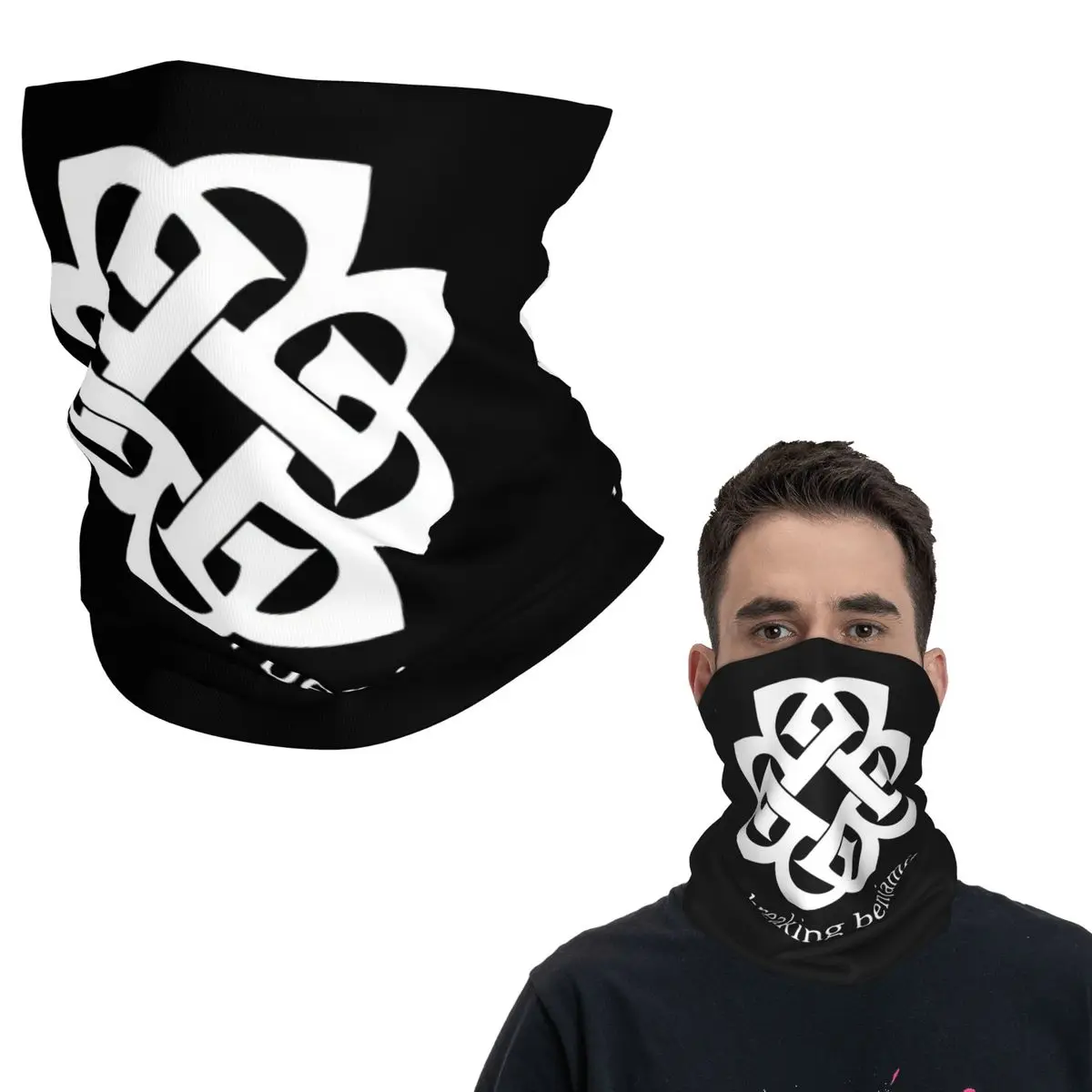 Art - Breaking Benjamin Bandana Premium para pescoço, lenço estampado multifuncional para ciclismo, lenço para ciclismo para homens, mulheres e adultos