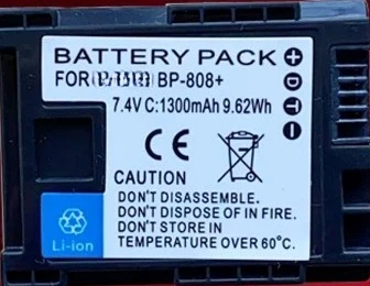 ，。for Canon Camera FS10 FS100 FS11 FS20 FS21 FS22 Charger BP-808 Battery，。