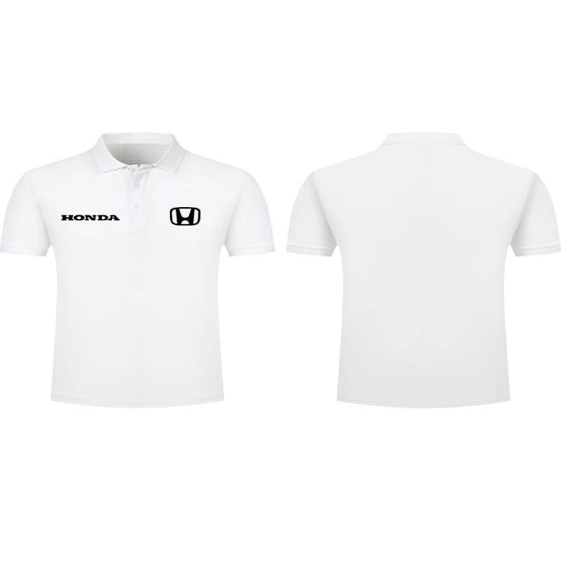 

Мужская и женская рубашка поло с логотипом Honda, летняя оснастка, комбинезон с короткими рукавами для езды на мотоцикле, клубная футболка для гоночных автомобилей