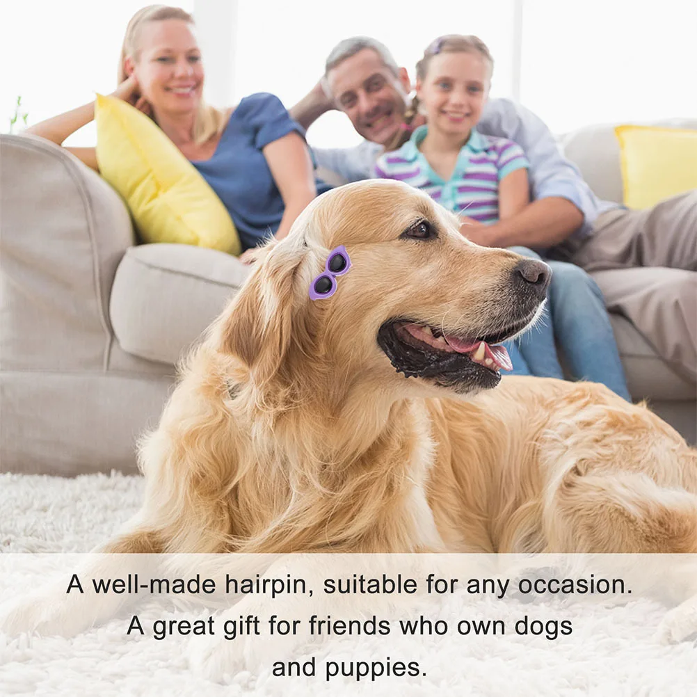 

12pcs Pet Sunglasses Hair Clips For Dogs Cats Adorable Puppy Hairpins Cute Animal Accessories Decor For Small Pets Party Use
