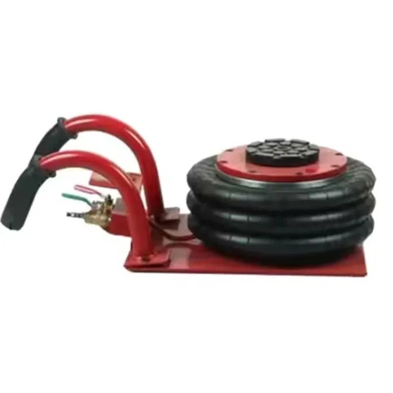 3 Tons Pneumatic Car Jack Triple-Bag Air Hand-End Type Car Lifting Equipment for Garage Repair Shop 14CM-41CM New BB