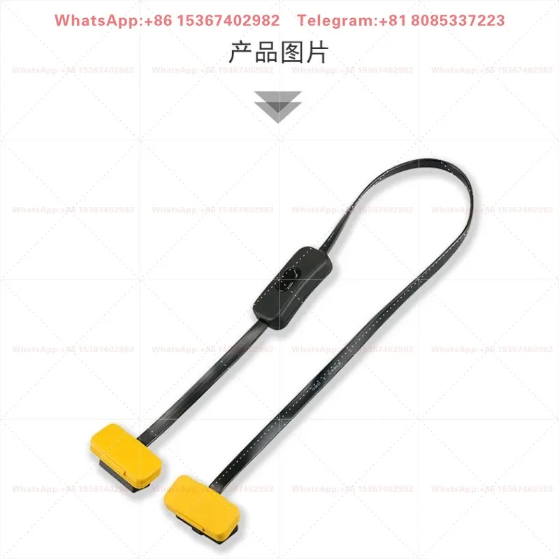 Automotive OBD extension cable with switch Automotive OBDII ultra-thin flat wire 8 cores