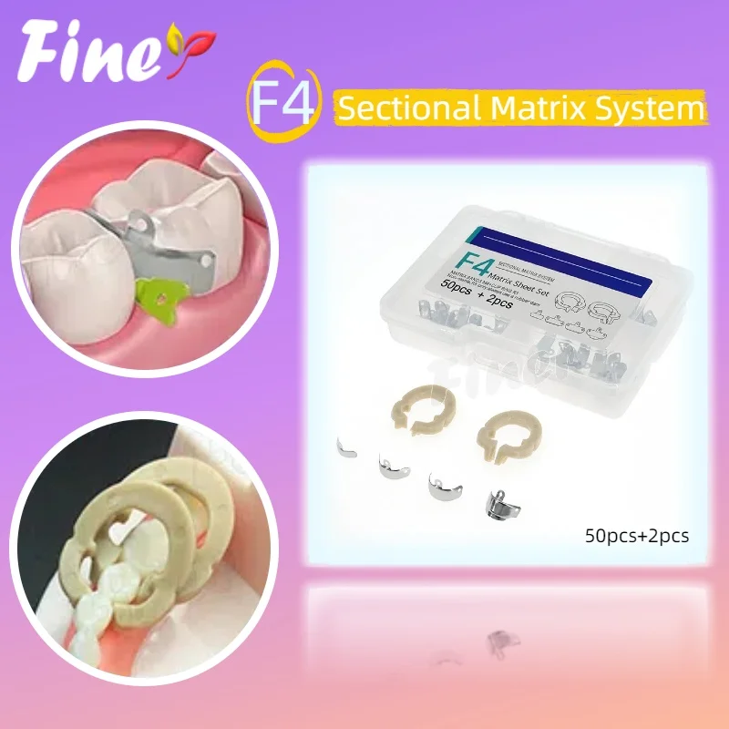 

Finer Dental Matrix Band Clamp Sectional Dental Matrices Contoured Matrix System M4 Metal Matrices Clamp Ring Dental Instruments