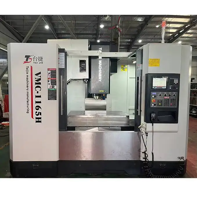 VMC 1165 الثقيلة X/Y/Z 3 محور القضبان الخطية مركز معالجة التسليق العمودي CNC طحن هاين Vmc1165h