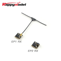 HappyModel ExpressLRS ELRS 2.4G RX SX1280 Nano Long Range Receiver PP EP1 EP2 RX 10X10mm for RC Airplane FPV Long Range LR4 LR7