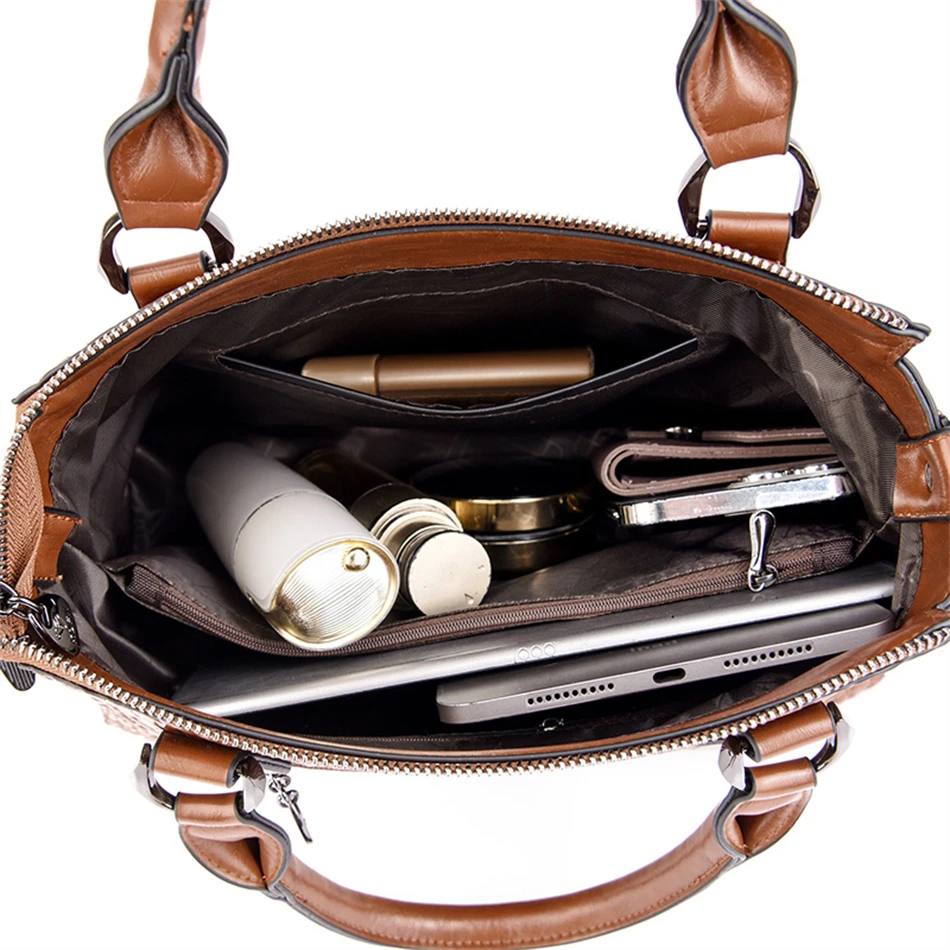Luxury Designer Handbag Brand High Quality Soft Leather Shoulder Crossbody Bag for Women Bag Large Capacity Leisure Handbag 2026