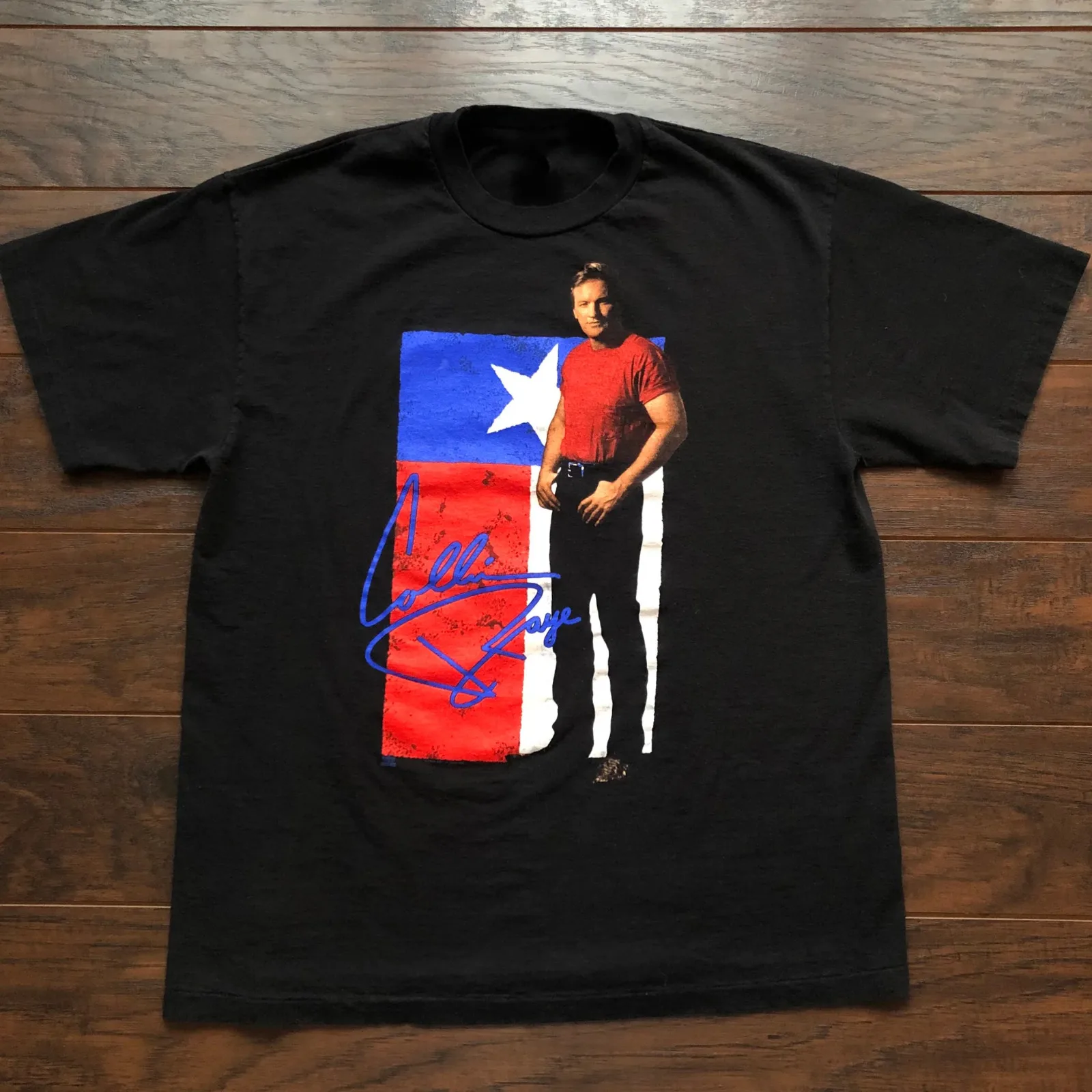 1993 Western Collin Raye On Tour Shirt Black Unisex Size S-5XL 2C135