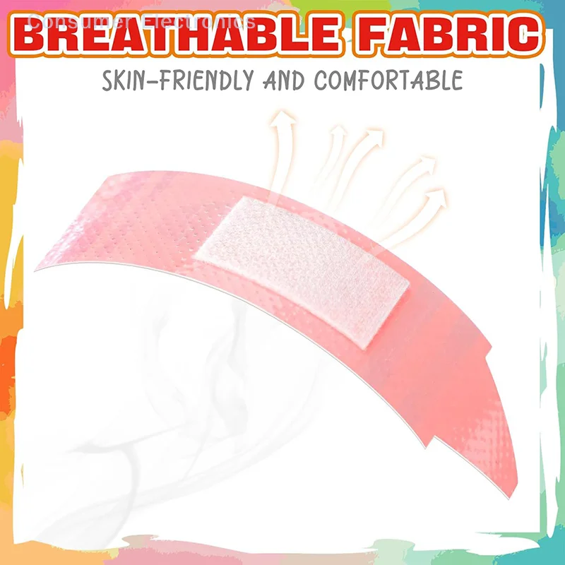 10pcs Candy Colored Cartoon Pencil Shape Waterproof Wound Dressing Wound Band Aid Hemostasis Bandage Bandaids Emergency