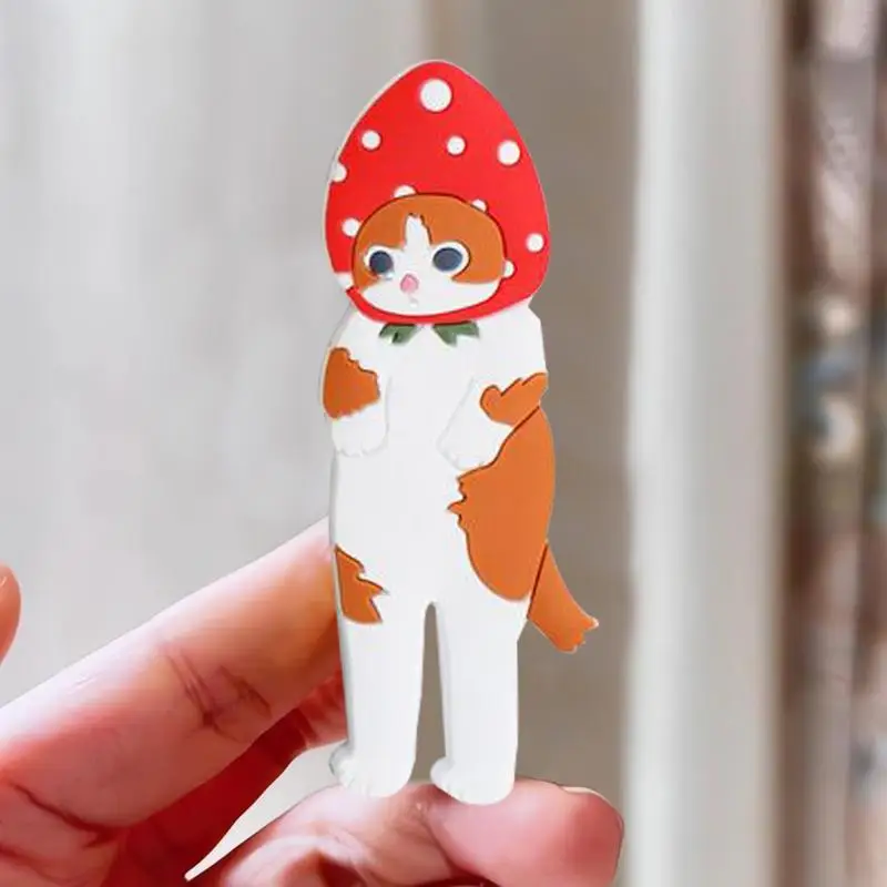 Cat Magnets Magnetic Sticker Hook Decorative Funny Aesthetic Cat Kitchen Women Locker Hook For Car Home Refrigerator Accessories
