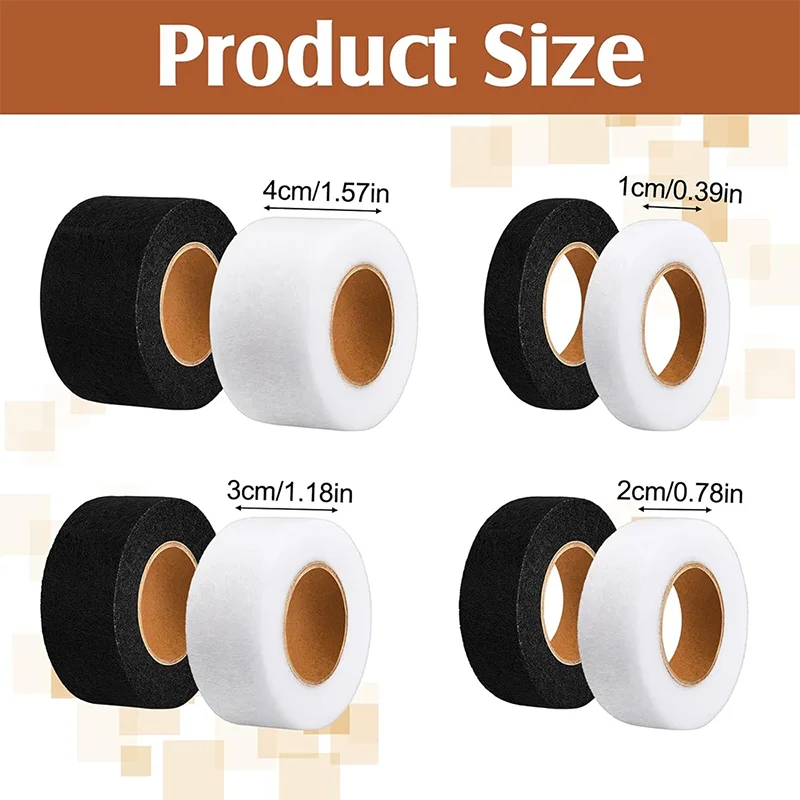 1Pc Hot Melt Doppelseitiges Klebeband Selbst-Kleber Hosen Paste Eisen auf Hosen Stoffe Für DIY Nähen handwerk Patchwork Liefert – Detail 2