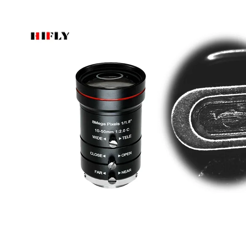 

Industrial Machine Vision Inspection 8MP 4K C-Mount Optical Manual Zoom Camera Lens