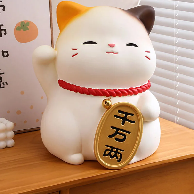 

Cartoon Cat Money Boxes Vintage Simple Safe Room Decor Aesthetic Save Space Minimalist Piggy Bank Luxury Cofre Home Decoration