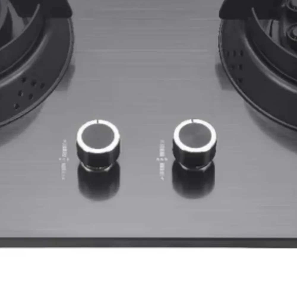 موقد غاز ذكي مدمج - موقد منزلي تجاري/سعيد صيني مع زجاج مقسى، تصميم سطح الطاولة للاستخدام المنزلي والمطبخ