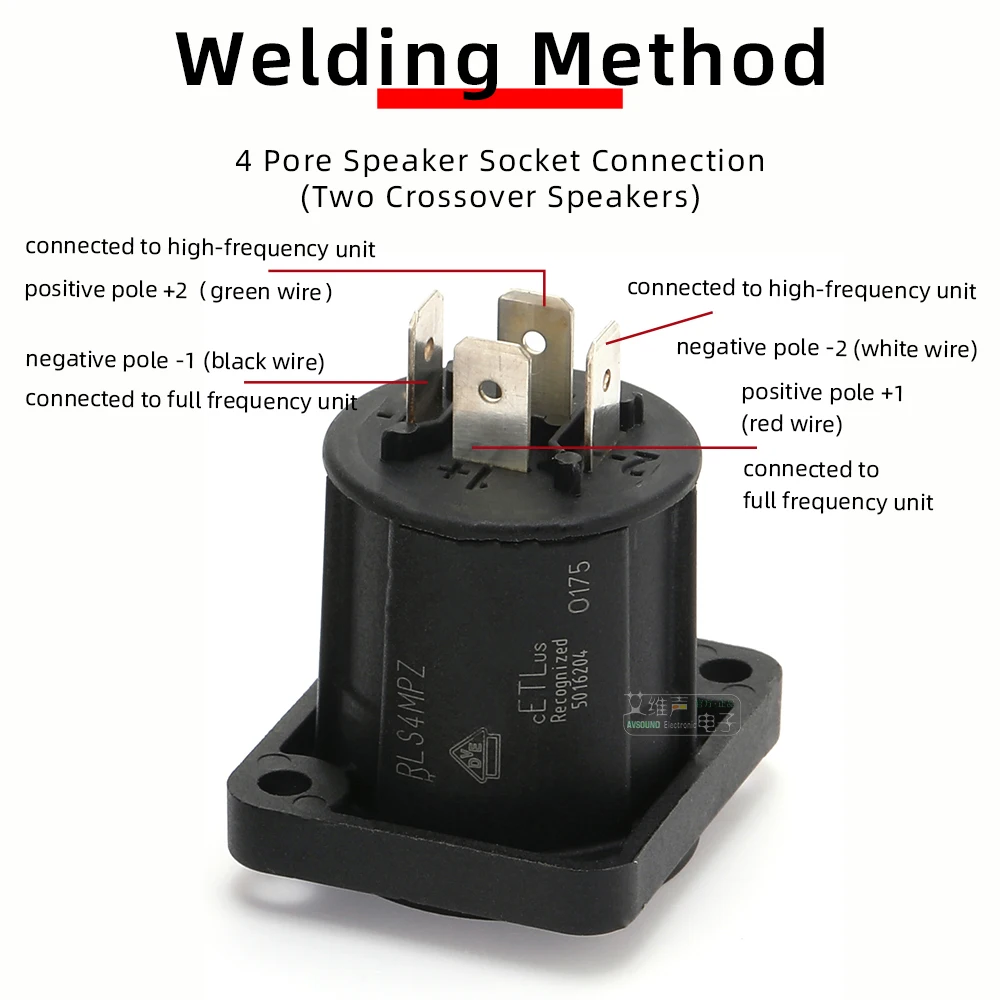 NEUTRIK's REAN في القطب موصل مكبر الصوت المكونات ، مكبر للصوت ، وعاء مكبر الصوت ، 3 16 "علامات التبويب المسطحة الاتصال ، 1 5 10 20 50