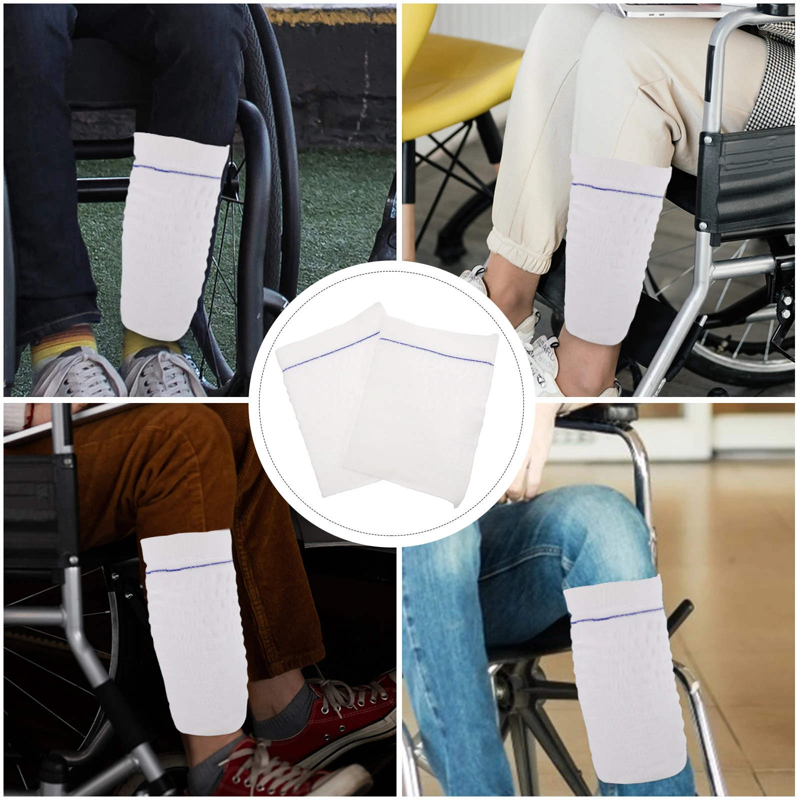 

2Pcs Durable Straps Small Size Light Weight Fixation Practical Health Durable Urine Care