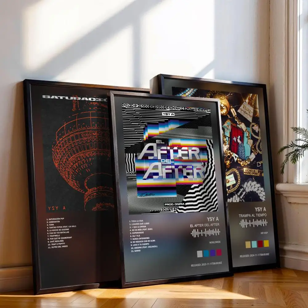 YSY-Póster de portada de álbum de música para habitación, pintura en lienzo, arte impreso, decoración de pared del hogar, imagen de regalo
