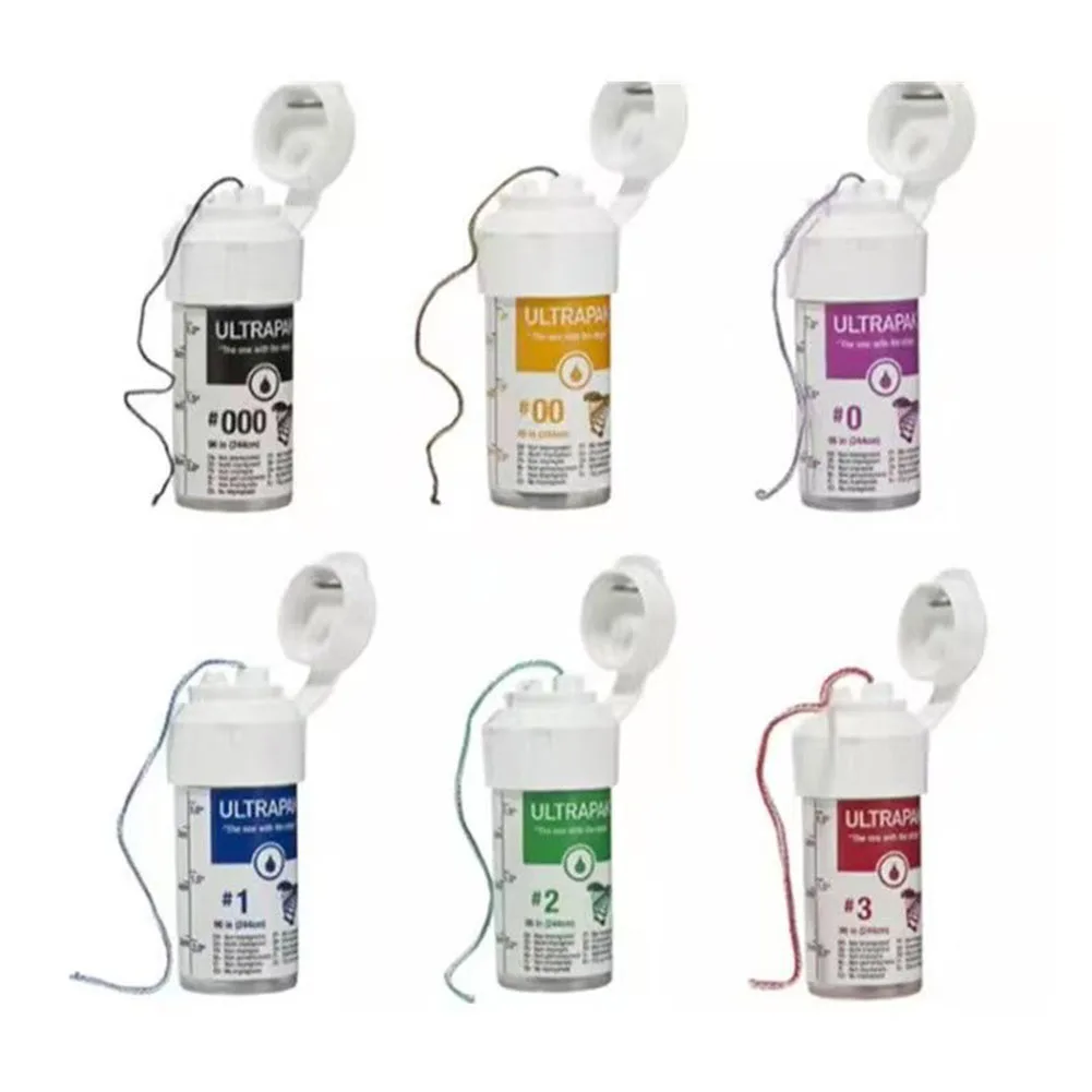 

Ultradent Ultrapak Dental Retraction Cord Dental Gingival Cord for Impression Preparation Tissue Management Dental Cord Tool