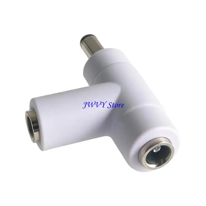 573A T-Shaped Direct-Current Power Splitter with Two Female Outputs for Equipment Using the Required Cylindrical Power Ends