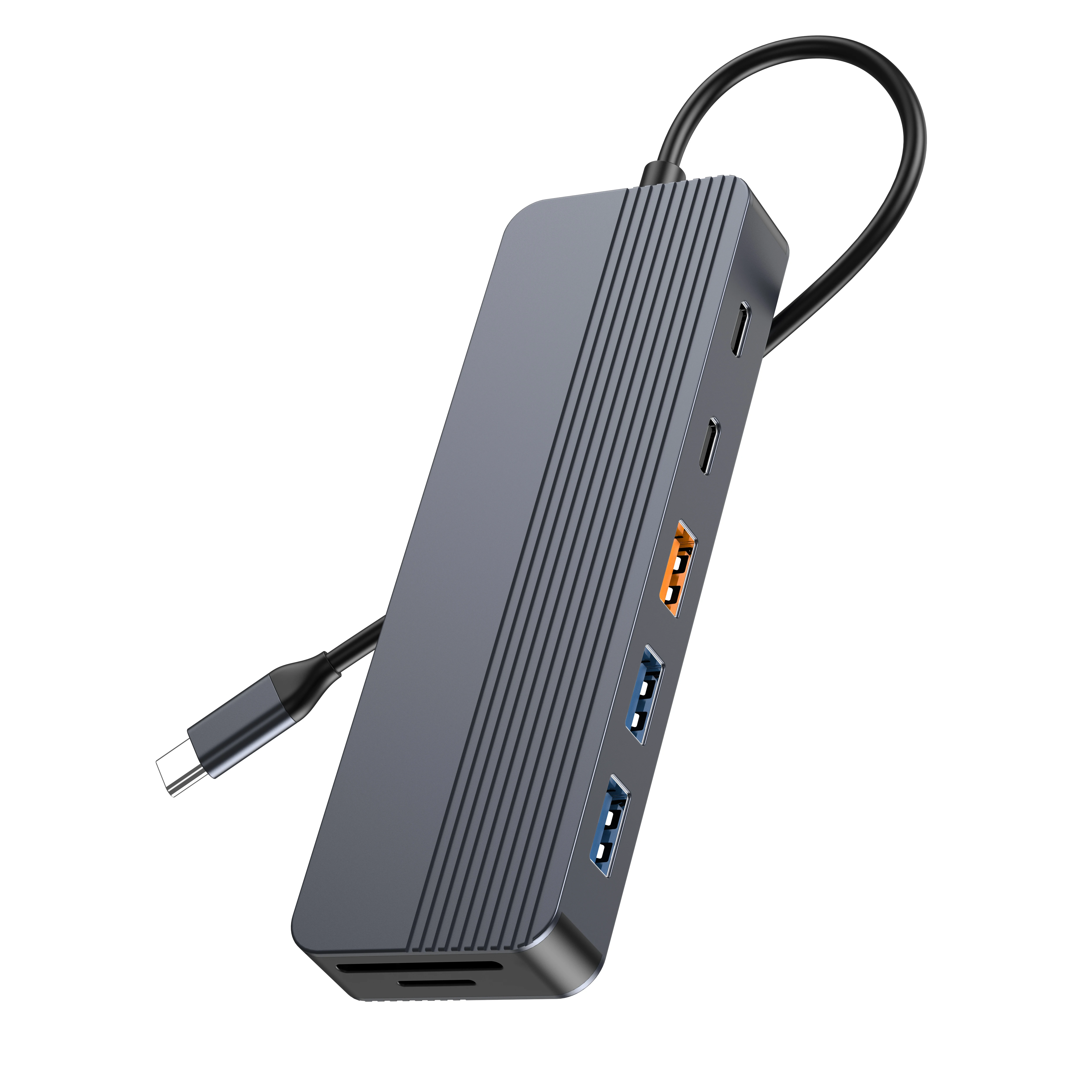 12-in-1 USB-C Docking Station Dual 4K 60HZ Display, 100W PD Charging, 10Gbps USB-C/A Ports, SD Card Reader