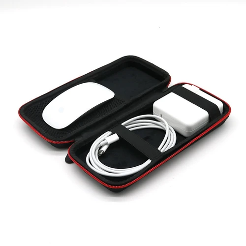 Imagen 1 del producto Organizador electrónico de viaje duro para funda para MACBOOK, adaptador de corriente, cargadores, Cables para apple Magic Mouse, envío directo