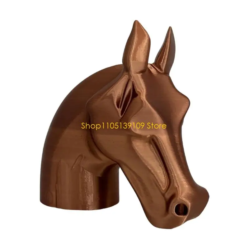 P5ED Trailer Hitch Decoration Cap Weatherproof Guard Protective Cover Easy Installation Trailer Hitch Cover Horse Head Design