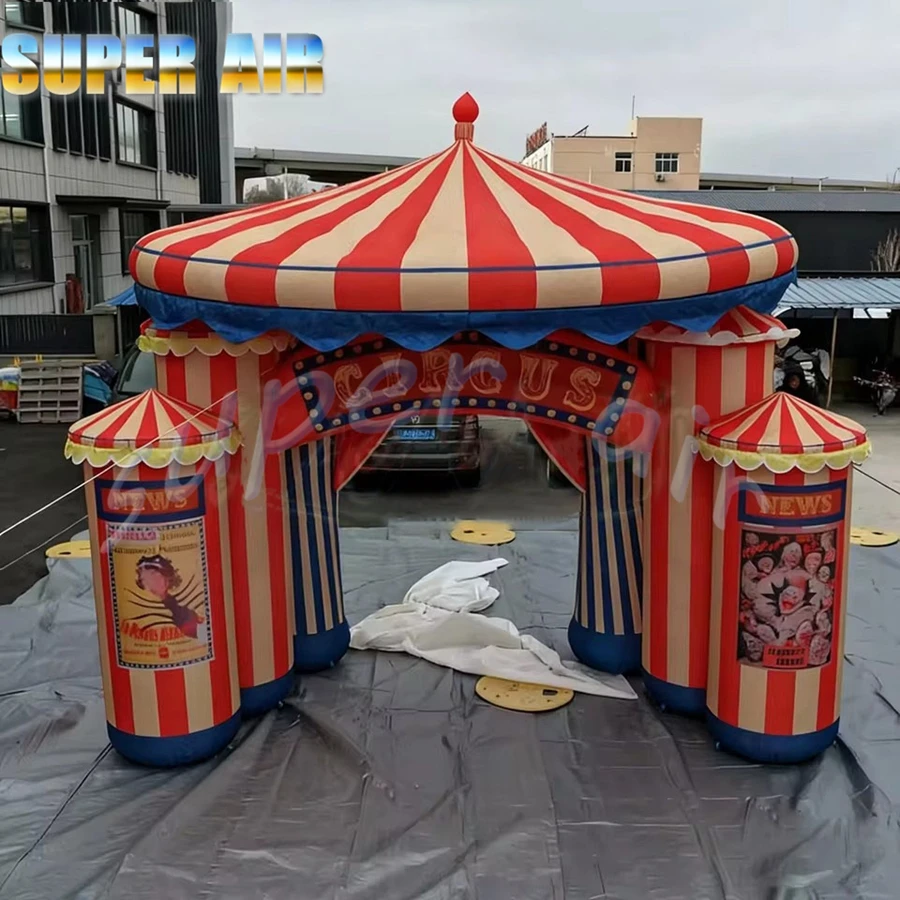 Special custom circus club portable door Inflatable entrence arch inflatable castle arch for performance event