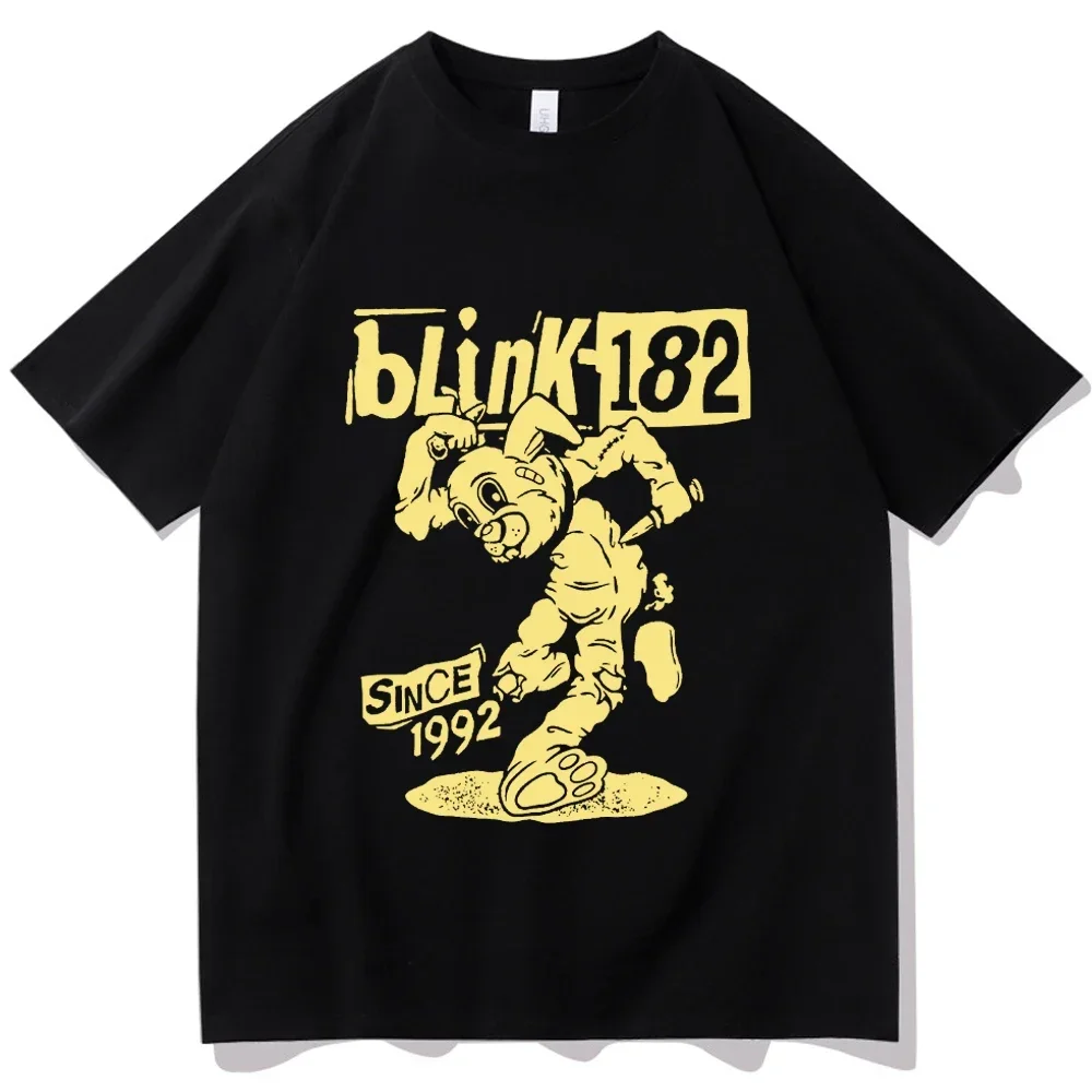 

Blink 182 Shirt Blink 182 Tour Shirt Blink 182 Merch Music Shirt loose Vintage O-Neck Short Sleeve Shirts