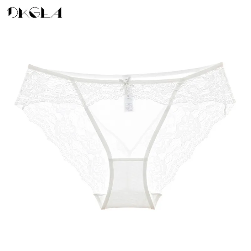 Fashion New Green Panties Women Underwear Lace Plus Size XL L Soft Briefs Transparent Low-Rise Sexy Panty Embroidery Lingerie