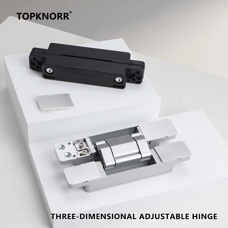 100 kg dragende onzichtbare deurscharnier vierkant kruis verborgen deurscharnier verborgen Europees H-type driedimensionaal verstelbaar