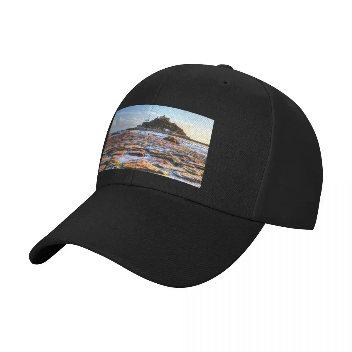 St Michael's Mount And Causeway, Marazion, Cornwall Baseball Cap Hat Luxury Brand Sports Cap Woman Men's