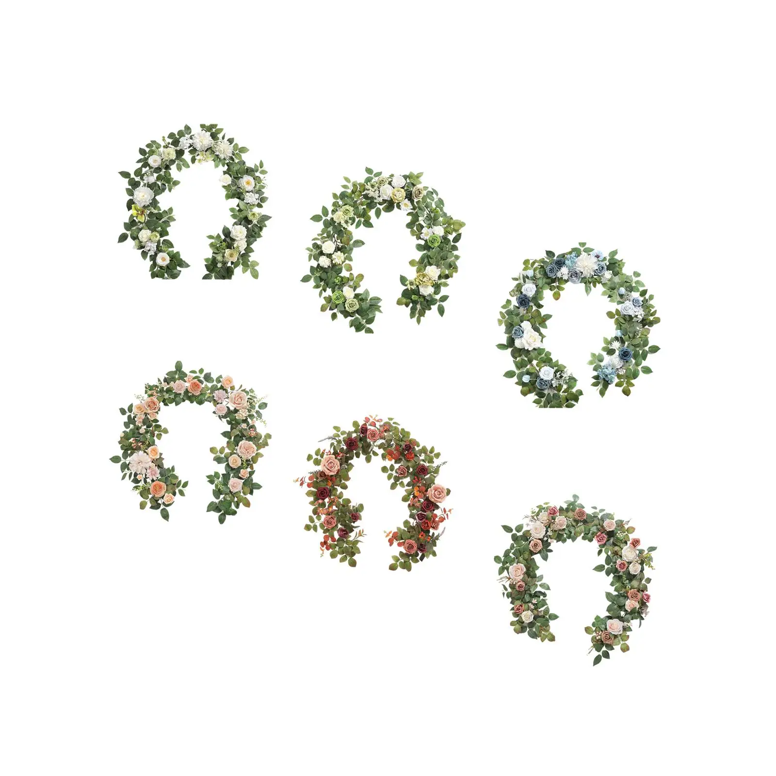 

Artificial Rose Flower Vine for Reception Decor Garden Background Engagement