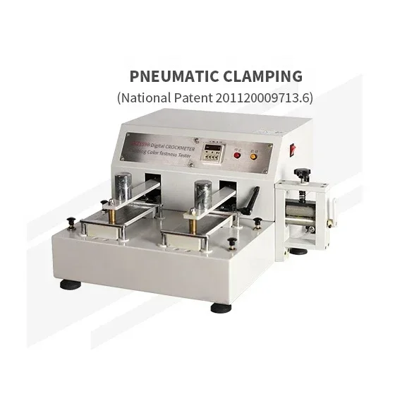 159B Digital fabric rub test crockmeter rubbing cloth leather friction color fastness tester