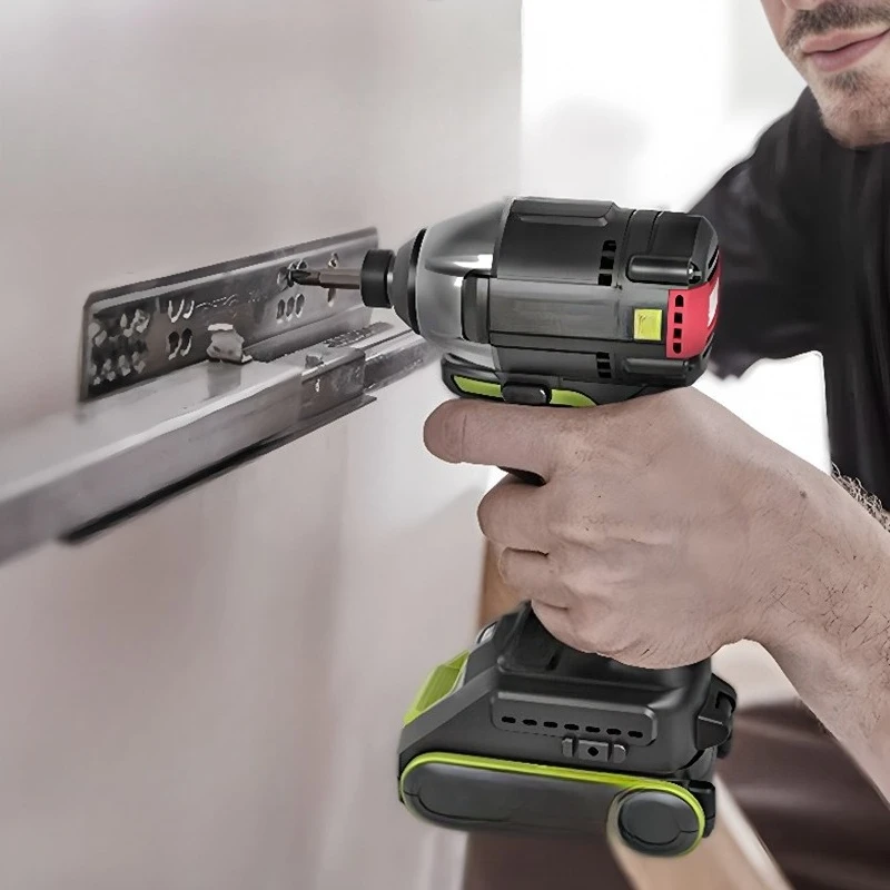 

Brushless lithium battery screwdriver rechargeable hand drill screw batch high torque power tool