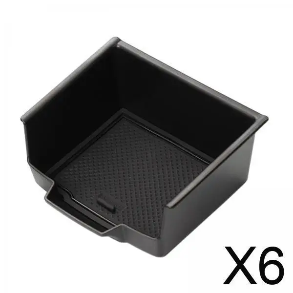 

Black Car Armrest Console Insert Organizer Tray Plastic Storage Holder for Car Seat Accessories