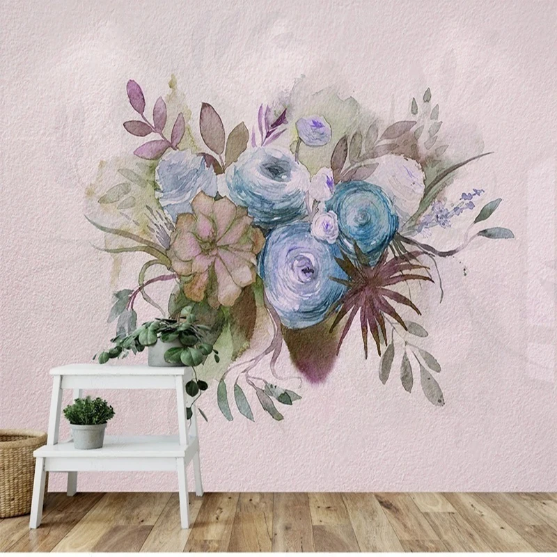 

MU8483 Style Floral Nature Scenery Wall Mural Custom Landscape Background Wallpaper Home Decor for Living Room Bedroom Wall Art