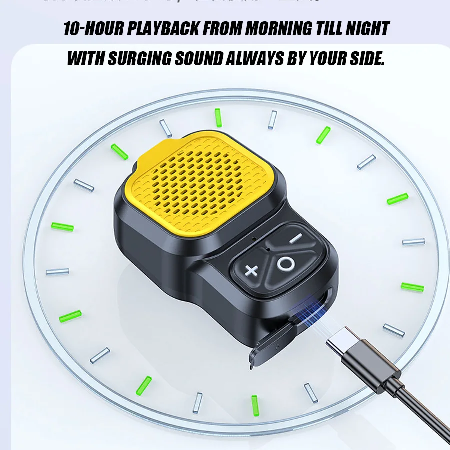

Outdoor Sports Wireless Bluetooth Speaker Back Clip Portable Wearable Mini Waterproof Speaker SW36-S