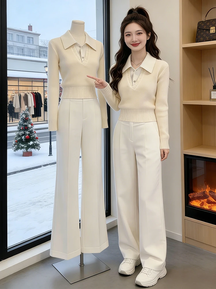 

Ele Never out of Sle Long Sve Knitted Sweater Women's Faion Autumn Winter Trendy Lazy Sle Comfortable Breathable