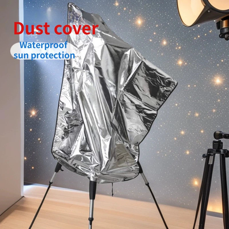 1PC 420D Astronomical Telescope Dust Cover 120X160mm Lightweight Devices Waterproof with Adjustable Strap for Traveling Hiking