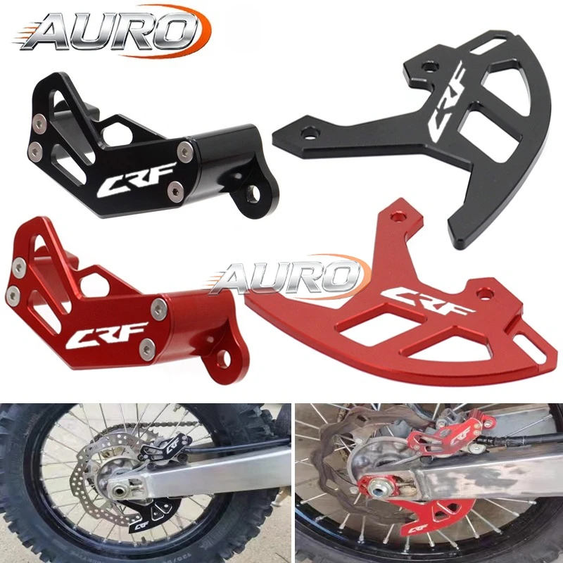 Rear Brake Disc Caliper Rotor Guard Protector For HONDA CRF250R CRF450R CRF450RX CRF250X CRF450X CRF 250R 250X 450R 450X 450RX