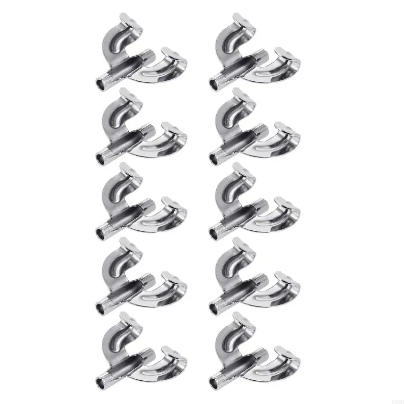 

10Pcs Alloys Drum Hardware Part Drum Mount Claw Hook Instrument Drum Claw Hook D5QD