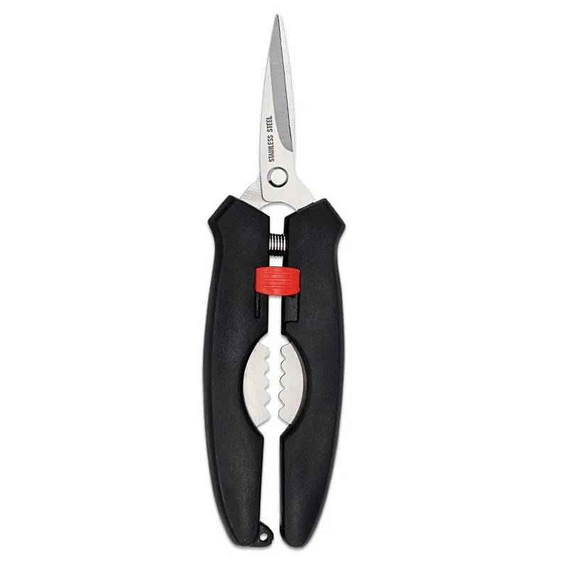 مقص السلطعون للمأكولات البحرية من الفولاذ المقاوم للصدأ، أدوات قصف سرطان البحر الموفرة للعمالة، مقص المطبخ